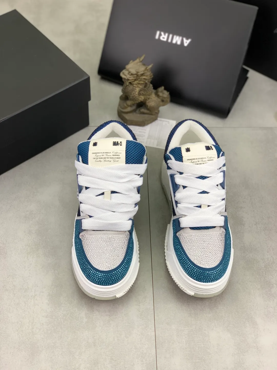 Men's men's shoes 💰P760 New [Amiri] hot diamond series Amiri - high-end quality original order casual shoes for couples 🧑‍🤝‍🧑 - Upper: 🔝Nappa calfskin, suede cowhide, canvas body hot work - Lining: brand mesh canvas cloth - Outsole: ultra-light tpu·rubber; multi-color molded outsole -Ultra-high quality control and exquisite workmanship: highlighted (high-end, extravagance, and class) -Size: Female 35-40 (41 customized) Male 38-45 (46 customized)